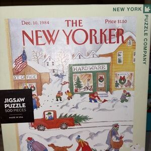 The New Yorker 500 Piece Puzzle "Snow Day"